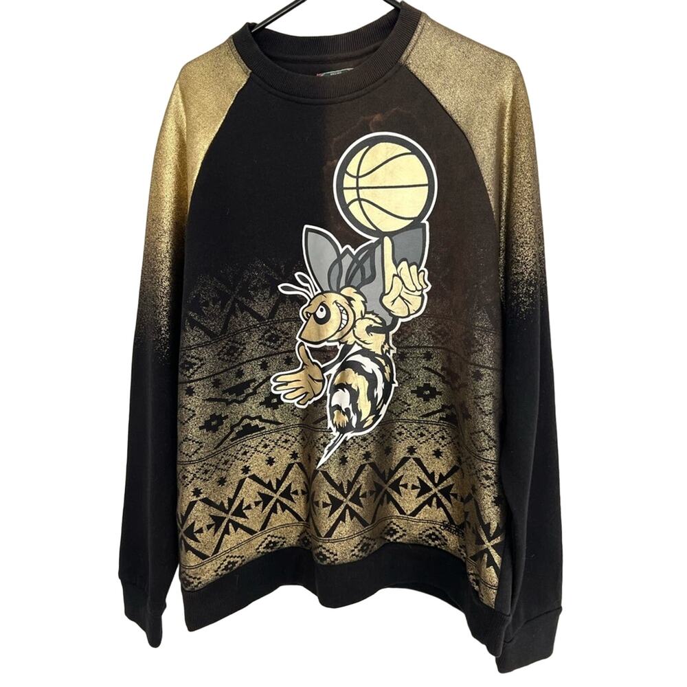 Vintage Stall & Dean Georgia Tech Yellow Jackets Basketball Sweatshirt Mens XXL